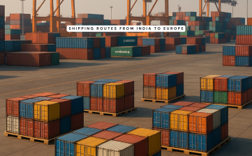 Shipping Routes from India to Europe