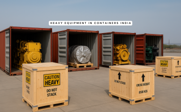 Heavy Equipment in Containers India