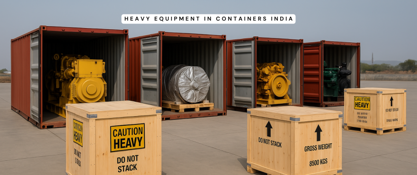 Heavy Equipment in Containers India