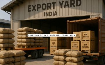 Shipping of Raw Material from India