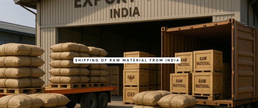 Shipping of Raw Material from India