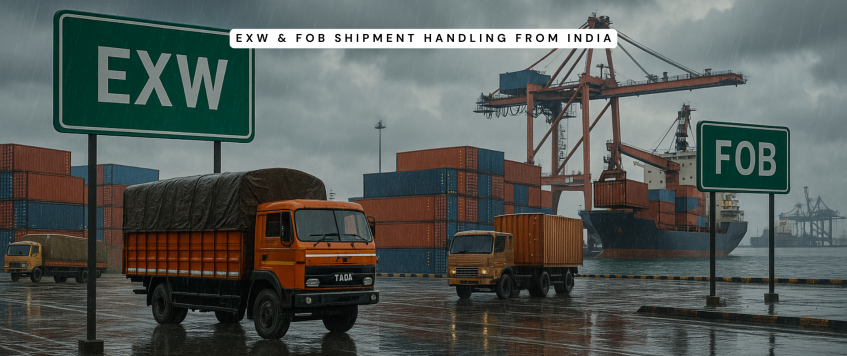 EXW & FOB Shipment Handling from India