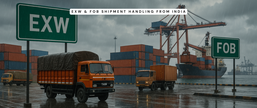 EXW & FOB Shipment Handling from India