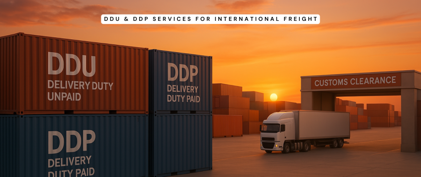 DDU & DDP Services for International Freight
