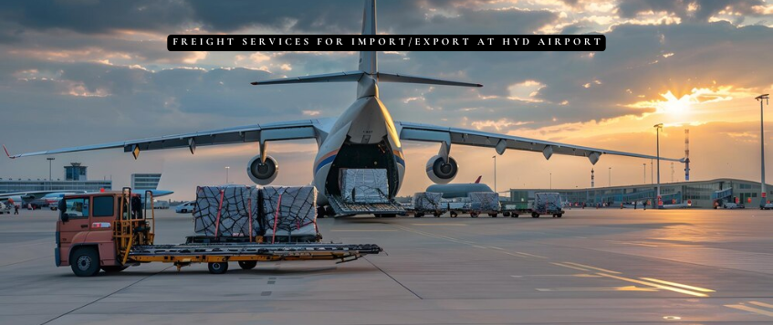 Freight Services for Import/Export at HYD Airport