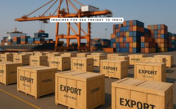 Inquiries for Sea Freight to India