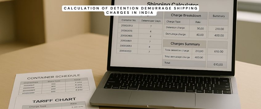 Calculation of Detention & Demurrage Charges in India