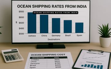 Ocean Shipping Rates from India