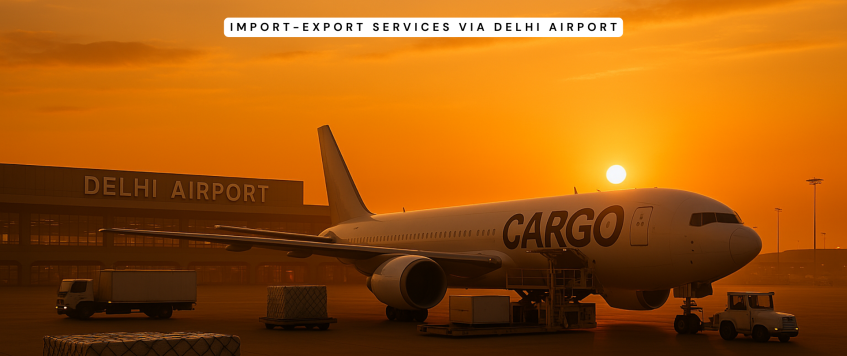 Import-Export Services via Delhi Airport