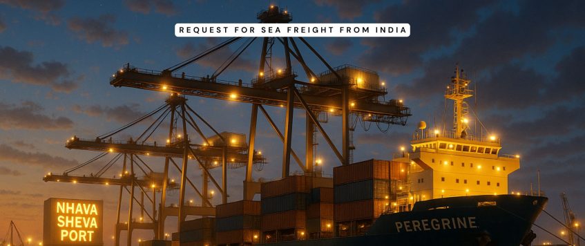 Request for Sea Freight from India