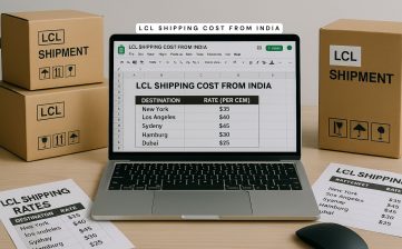LCL Shipping Cost from India