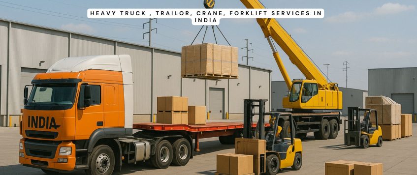 Heavy Truck, Trailer, Crane, Forklift Services in India