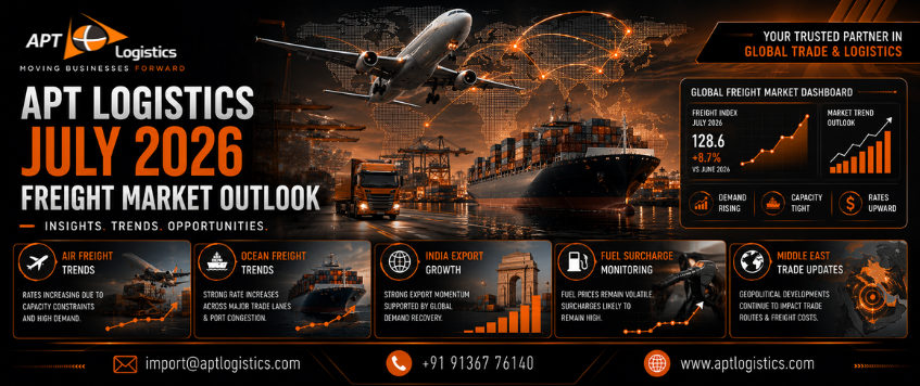 APT Logistics July 2026 Freight Market Outlook | Air & Ocean Freight Trends