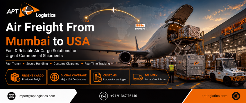 Air Freight Mumbai to USA | Fast Cargo Solutions