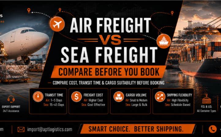 Air Freight vs Sea Freight: Which Shipping Method Should You Choose? | APT Logistics