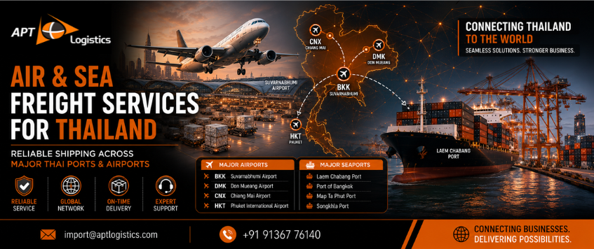 Air & Sea Freight Services for Thailand | APT Logistics