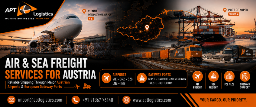 Air & Sea Freight Services for Austria | APT Logistics