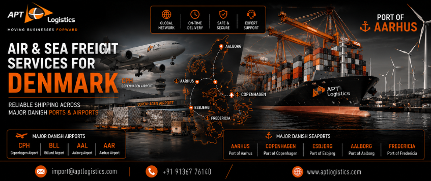 Air & Sea Freight Services for Denmark | APT Logistics