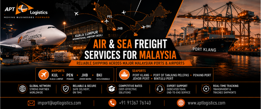 Air & Sea Freight Services for Malaysia | APT Logistics