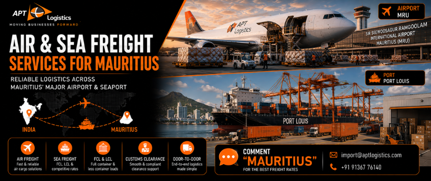 Air & Sea Freight Services for Mauritius | APT Logistics