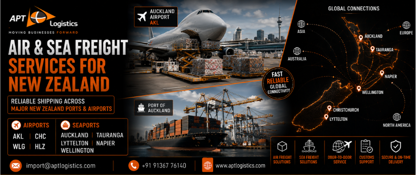 Air & Sea Freight Services for New Zealand | APT Logistics