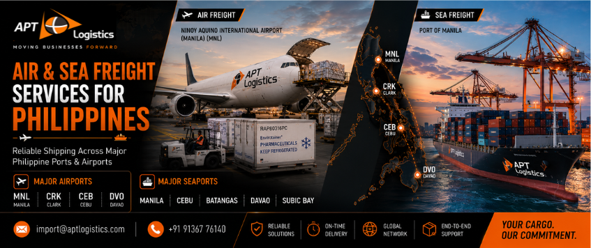 Air & Sea Freight Services for Philippines | APT Logistics