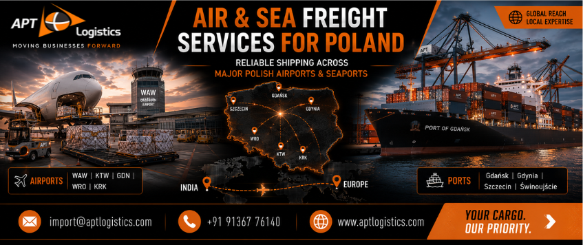 Air & Sea Freight Services for Poland | APT Logistics