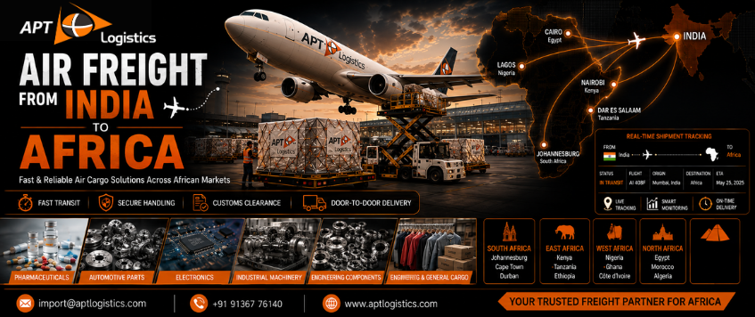 Air Freight India to Africa | Fast Cargo Solutions