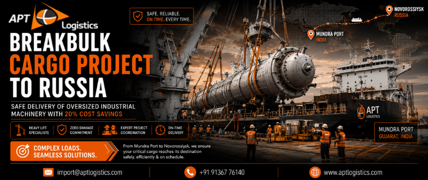 Breakbulk Cargo Project to Russia | Industrial Machinery Shipping Case Study