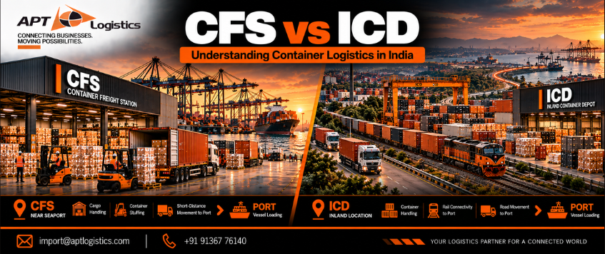 CFS vs ICD: Key Differences in Container Logistics India
