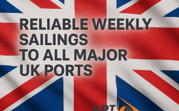 Navigating the UK Trade Route: Reliable Weekly Sailings with APT Logistics