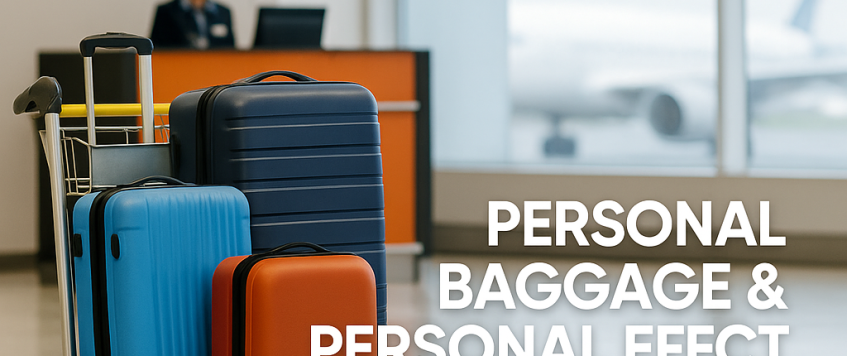 Personal Baggage & Personal Effect Cargo Clearance in Mumbai & Delhi