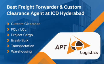 Best Freight Forwarder & Custom Clearing Agent in ICD Hyderabad (ICD Sanathnagar)