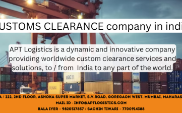 CUSTOMS CLEARANCE COMPANY IN INDIA