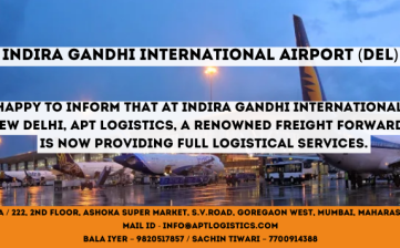 APT LOGISTICS – AIR FREIGHT SERVICES AT INDIRA GANDHI AIRPORT (DEL)