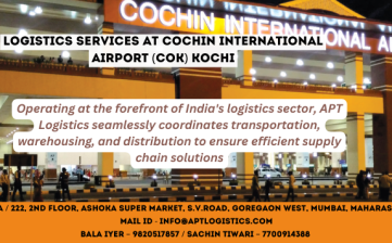Logistics services at Cochin International Airport (COK) Kochi