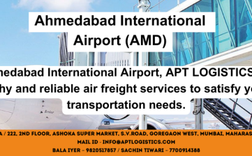 APT LOGISTICS – AIR FREIGHT SERVICES AT AHMEDABAD INTERNATIONAL AIRPORT (AMD)