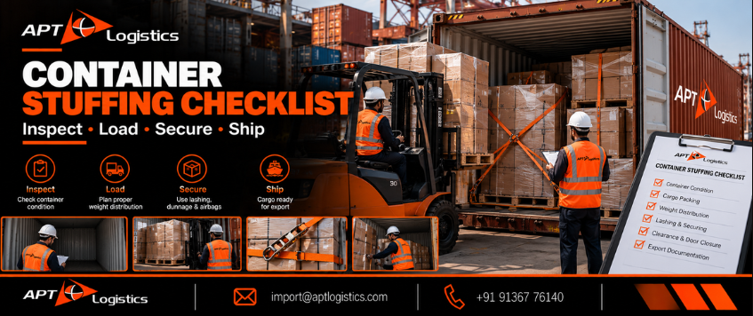 Container Stuffing Checklist for Exporters | APT Logistics