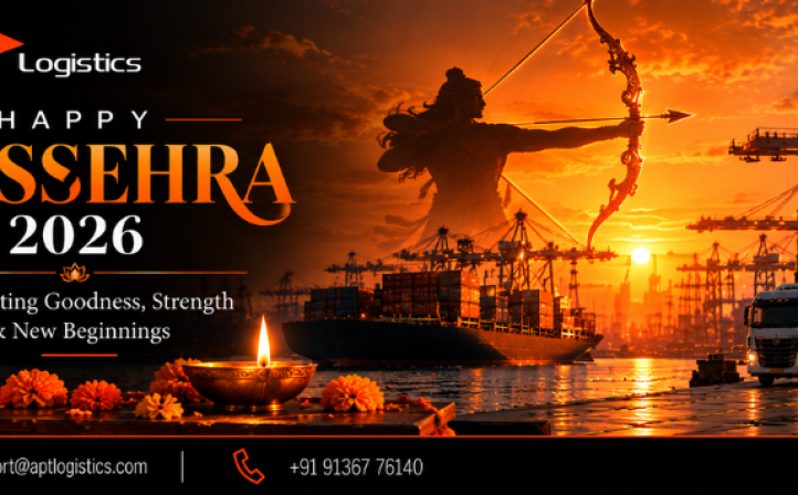 Dussehra 2026: APT Logistics Festive Wishes