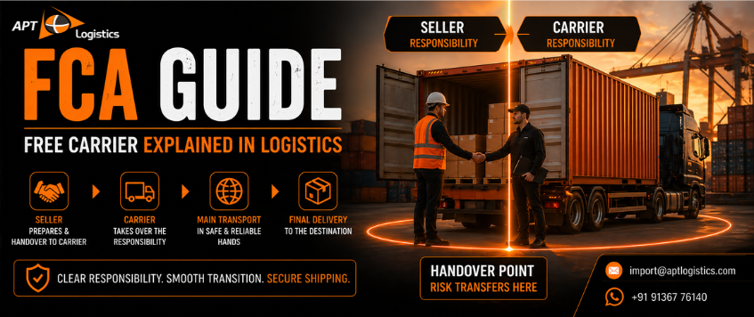 FCA Explained | Free Carrier Incoterm Guide, Process & Responsibilities