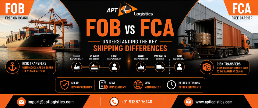 FOB vs FCA | Key Differences in Shipping Terms Explained | APT Logistics