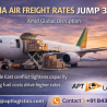 India Air Freight Rates Surge 30% Amid Global Disruptions | APT Logistics