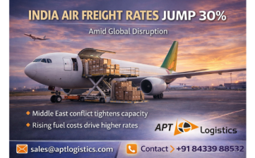 India Air Freight Rates Surge 30% Amid Global Disruptions | APT Logistics