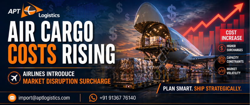 United Airlines Cargo Market Disruption Surcharge 2026