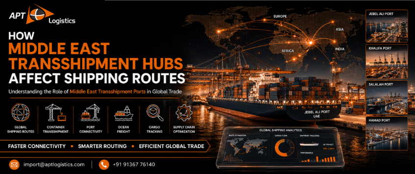 How Middle East Transshipment Hubs Affect Shipping Routes | APT Logistics