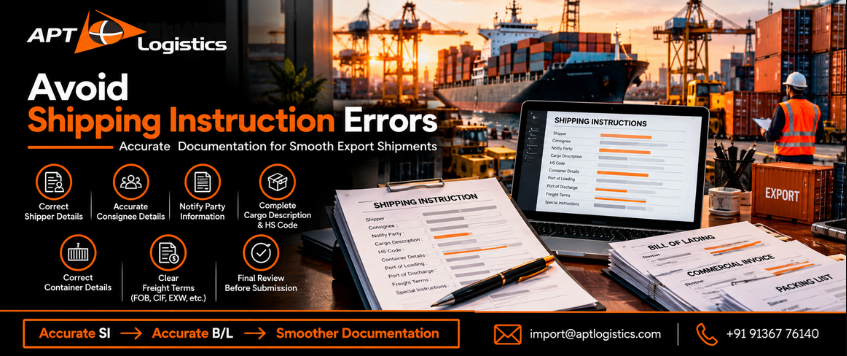Shipping Instruction Errors: How to Avoid Common Mistakes