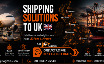 Shipping Solutions to UK | Air & Sea Freight Services by APT Logistics