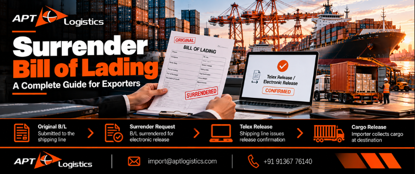 Surrender Bill of Lading: Complete Exporter Guide