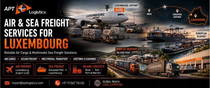 Air & Sea Freight Services Luxembourg | APT Logistics