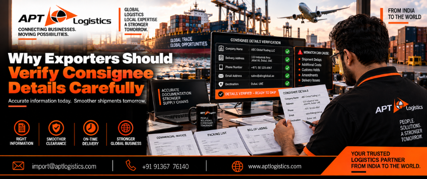 Consignee Detail Errors: How Exporters Can Avoid Shipping Delays
